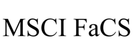 MSCI FACS trademark