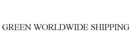 GREEN WORLDWIDE SHIPPING trademark