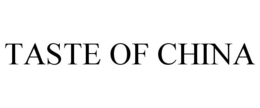 TASTE OF CHINA trademark