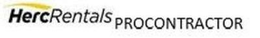 HERCRENTALS PROCONTRACTOR trademark