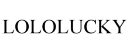 LOLOLUCKY trademark