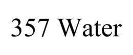 357 WATER trademark