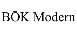 BOK MODERN trademark