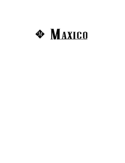 M MAXICO trademark