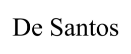DE SANTOS trademark