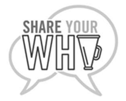 SHARE YOUR WHY trademark