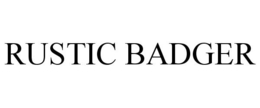 RUSTIC BADGER trademark