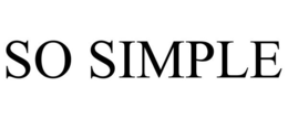 SO SIMPLE trademark