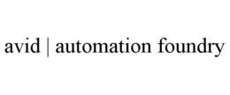AVID | AUTOMATION FOUNDRY trademark