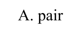 A. PAIR trademark