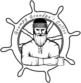 GRUMPY GRANDPA'S COFFEE GG'S trademark