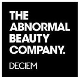 THE ABNORMAL BEAUTY COMPANY. DECIEM trademark