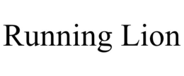 RUNNING LION trademark