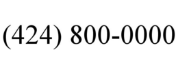 (424) 800-0000 trademark