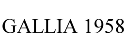 GALLIA 1958 trademark