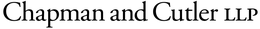 CHAPMAN AND CUTLER LLP trademark