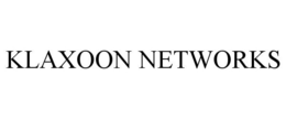 KLAXOON NETWORKS trademark