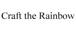 CRAFT THE RAINBOW trademark
