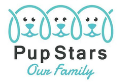 PUP STARS OUR FAMILY trademark