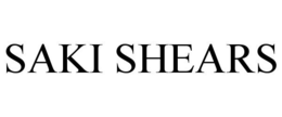 SAKI SHEARS trademark