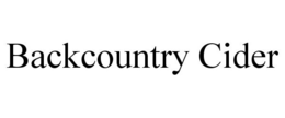 BACKCOUNTRY CIDER trademark