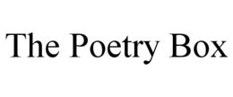 THE POETRY BOX trademark