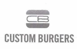 CB CUSTOM BURGERS trademark