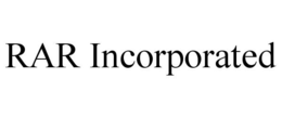 RAR INCORPORATED trademark