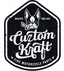 CUZTOM KRAFT MISTER BAD ASS FINE MOTORCYCLE PARTS trademark
