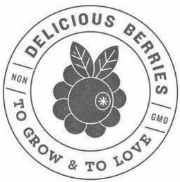 DELICIOUS BERRIES TO GROW & TO LOVE NONGMO trademark