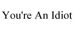 YOU'RE AN IDIOT trademark