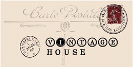 CARTE POSTALE CORRESPONDANCE ADRESSE REPUBLIQUE FRANCAISE ILES KREGUELEN 25 POSTES 1 MARS 65 VINTAGE HOUSE trademark