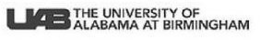 UAB THE UNIVERSITY OF ALABAMA AT BIRMINGHAM trademark