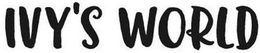 IVY'S WORLD trademark