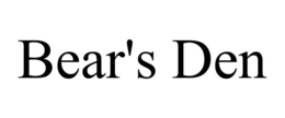 BEAR'S DEN trademark