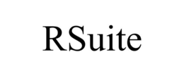 RSUITE trademark