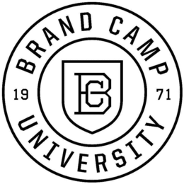 BRAND CAMP UNIVERSITY BC 1971 trademark