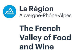 LA RÉGION AUVERGNE-RHÔNE-ALPES THE FRENCH VALLEY OF FOOD AND WINE trademark