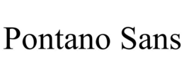 PONTANO SANS trademark