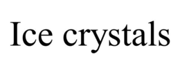ICE CRYSTALS trademark