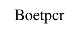 BOETPCR trademark