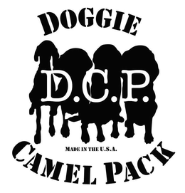 DOGGIE D.C.P. MADE IN THE U.S.A. CAMEL PACK trademark