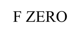 F ZERO trademark