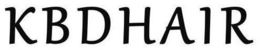 KBDHAIR trademark