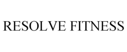 RESOLVE FITNESS trademark