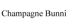 CHAMPAGNE BUNNI trademark