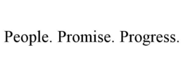 PEOPLE. PROMISE. PROGRESS. trademark