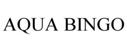 AQUA BINGO trademark