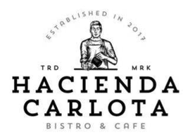 ESTABLISHED IN 2017 TRD MRK HACIENDA CARLOTA BISTRO & CAFE trademark