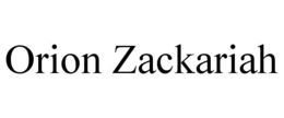 ORION ZACKARIAH trademark
